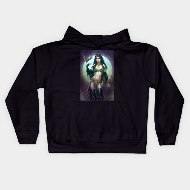 Nightmoon Kids Hoodie by Paul_Abrams